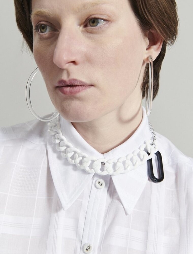 Rachel Comey Mini Pezzi Necklace White