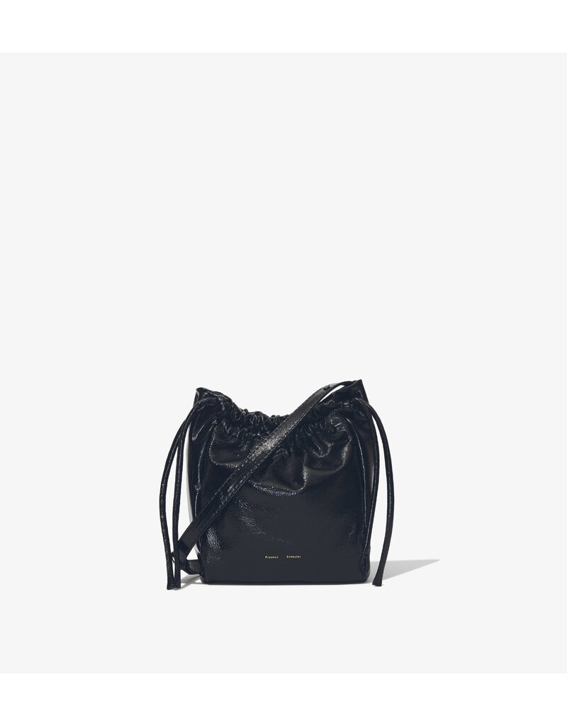 Proenza Schouler CRINKLED PATENT DRAWSTRING POUCH