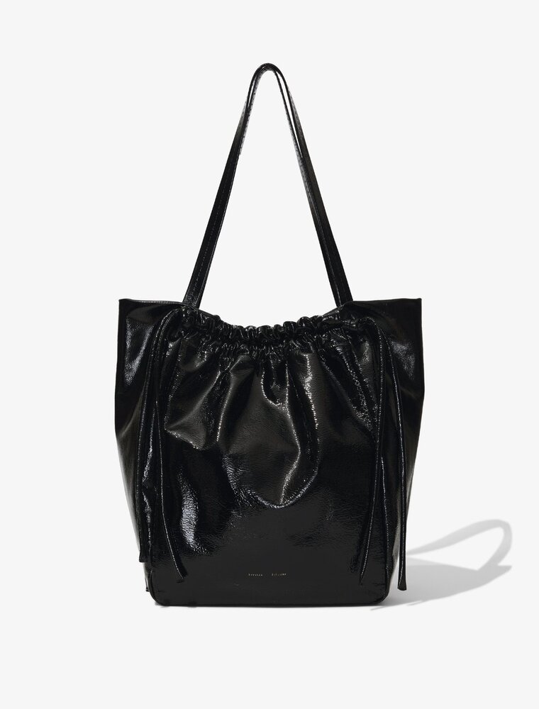 Proenza Schouler CRINKLED PATENT DRAWSTRING TOTE