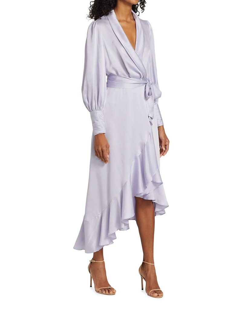 Zimmermann SILK WRAP MIDI DRESS ( 2 COLORS )