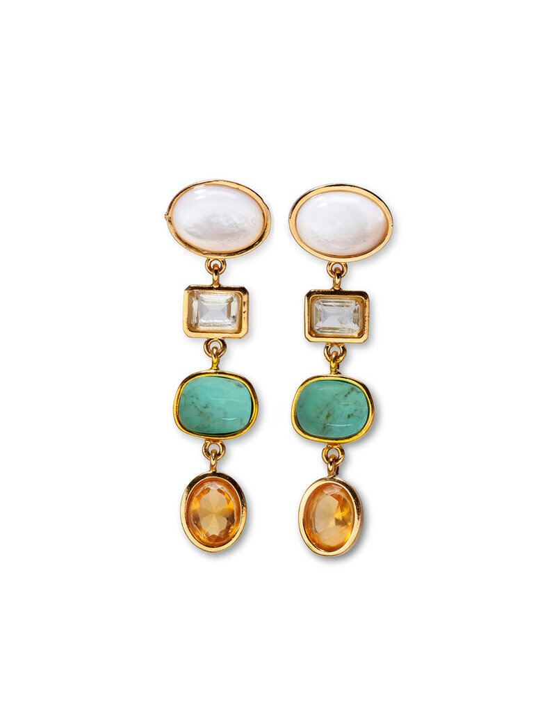 Lizzie Fortunato AURORA EARRINGS