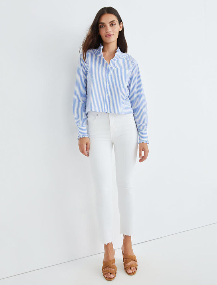 Veronica Beard CARLY KICK FLARE RAW HEM