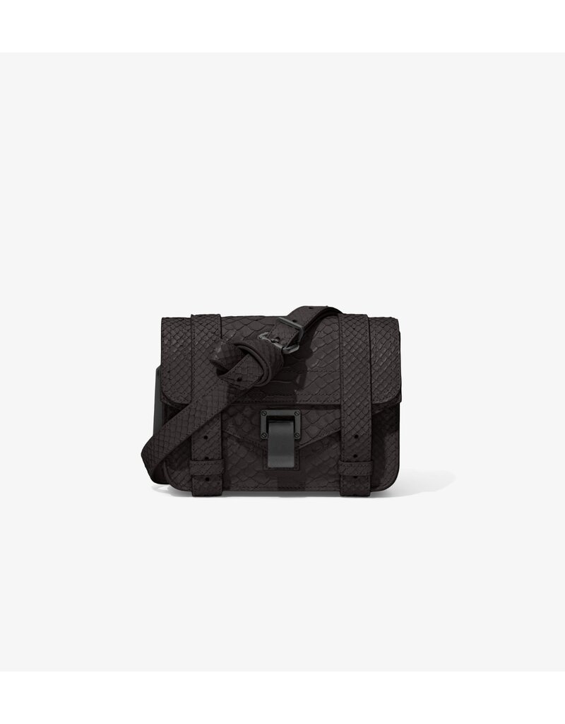 Proenza Schouler CARVED PYTHON MINI CROSSBODY BAG