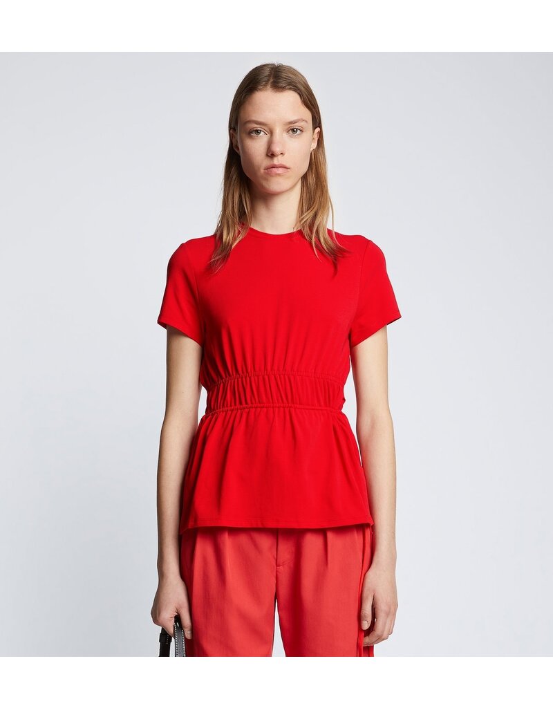 Proenza Schouler RUCHED SIDE TIE T-SHIRT (2 COLORS)