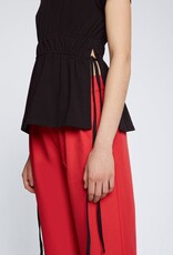 Proenza Schouler RUCHED SIDE TIE T-SHIRT (2 COLORS)