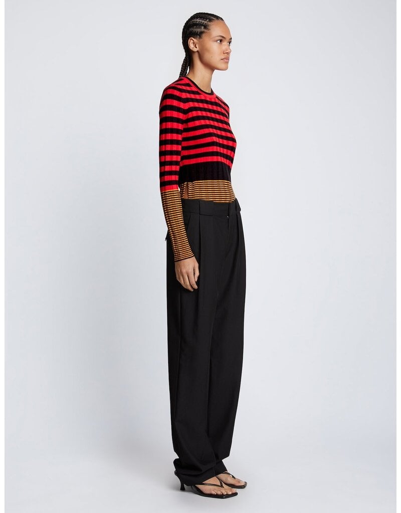 Proenza Schouler SLINKY STRIPE SWEATER