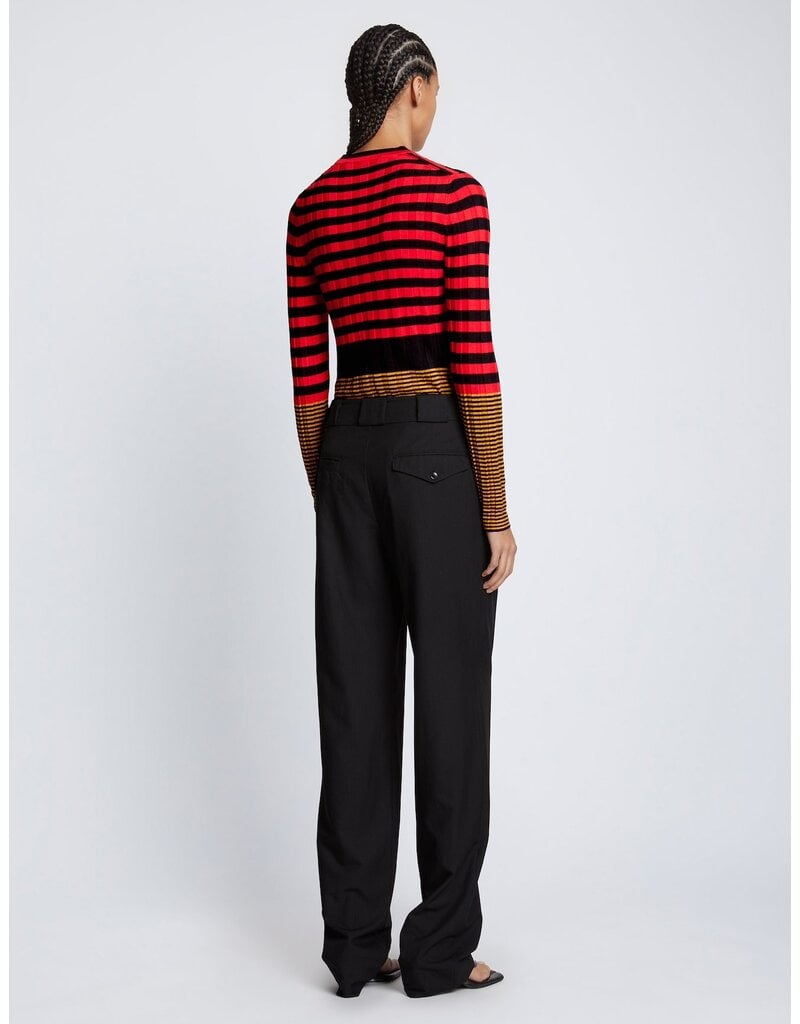 Proenza Schouler SLINKY STRIPE SWEATER