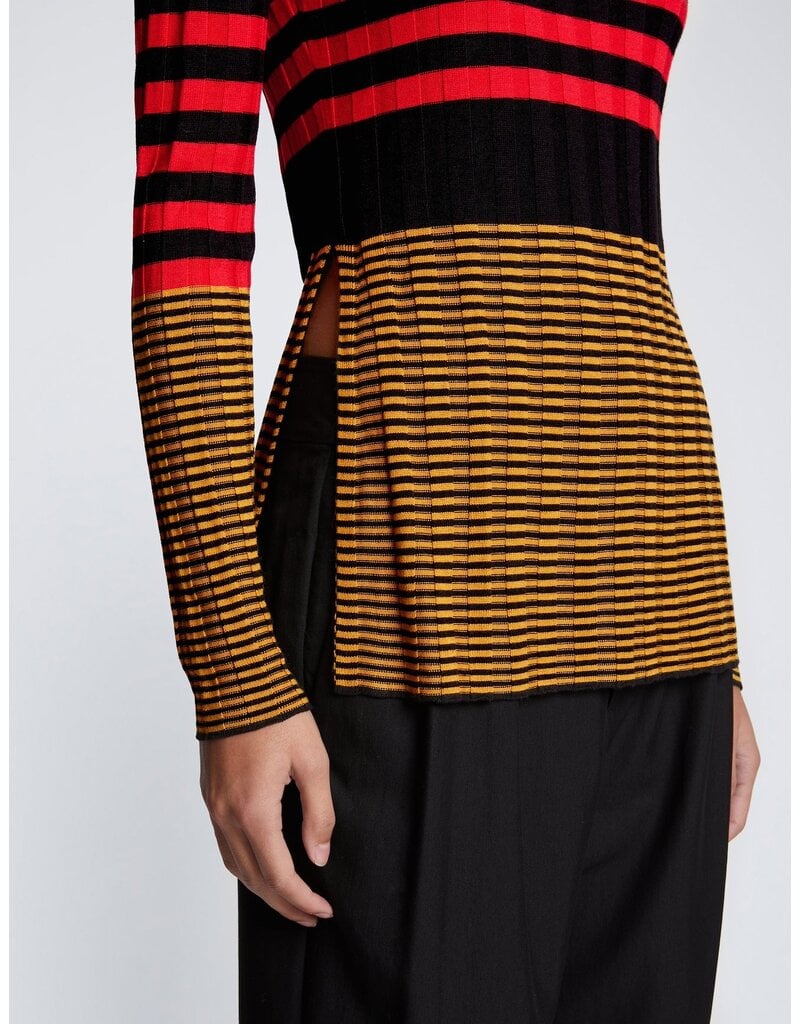 Proenza Schouler SLINKY STRIPE SWEATER