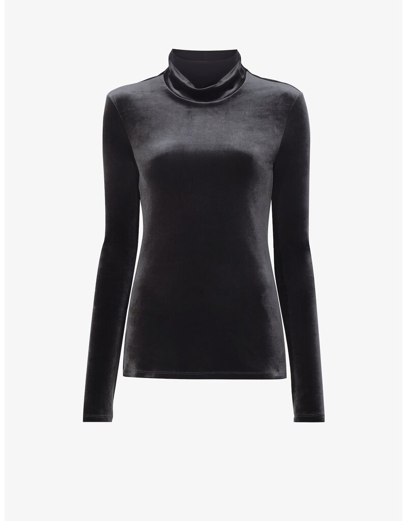 Proenza Schouler STRETCH VELVET TURTLENECK TOP