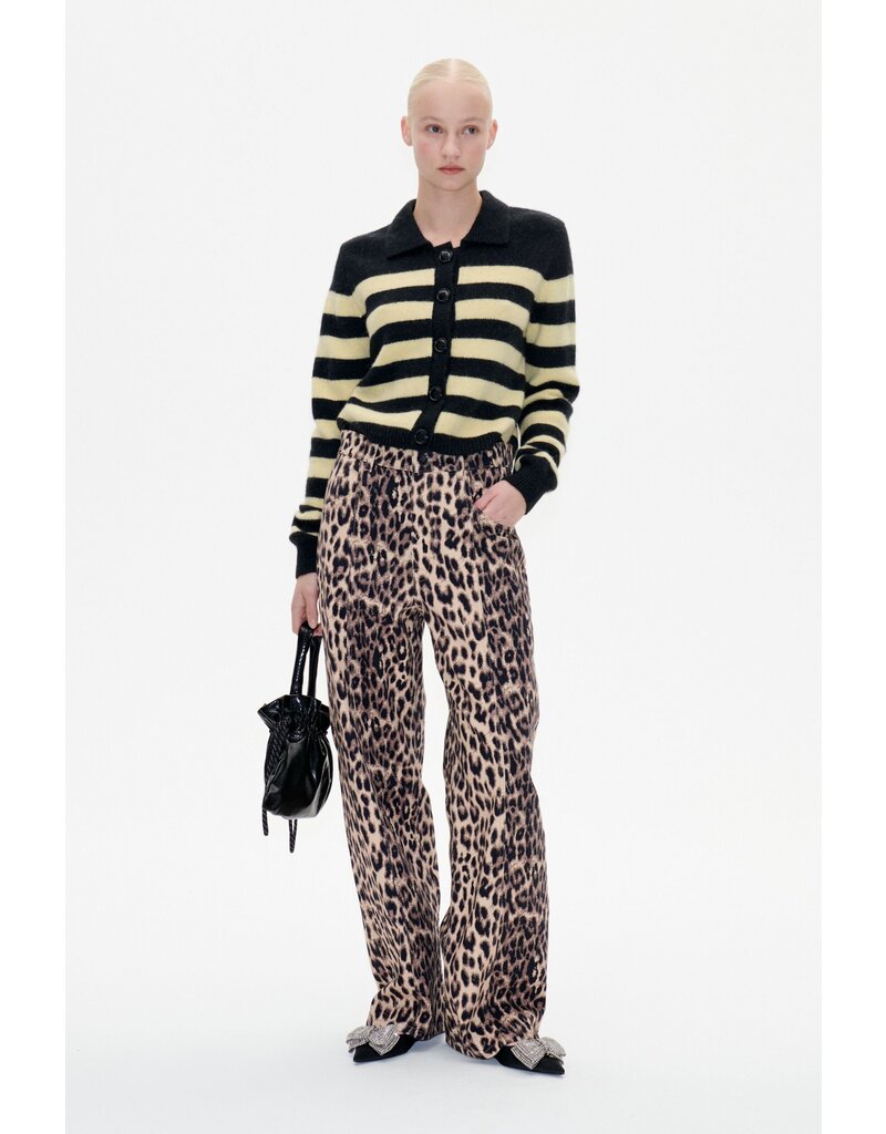 Nara Leopard trouser - Roan