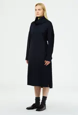 Tibi LYOCELL DRAPE COWL NECK DRESS