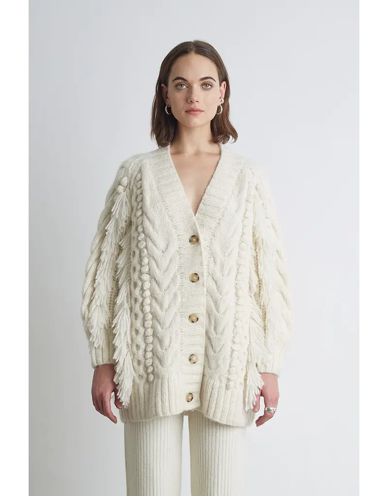 Athena Cable Cardigan - Roan