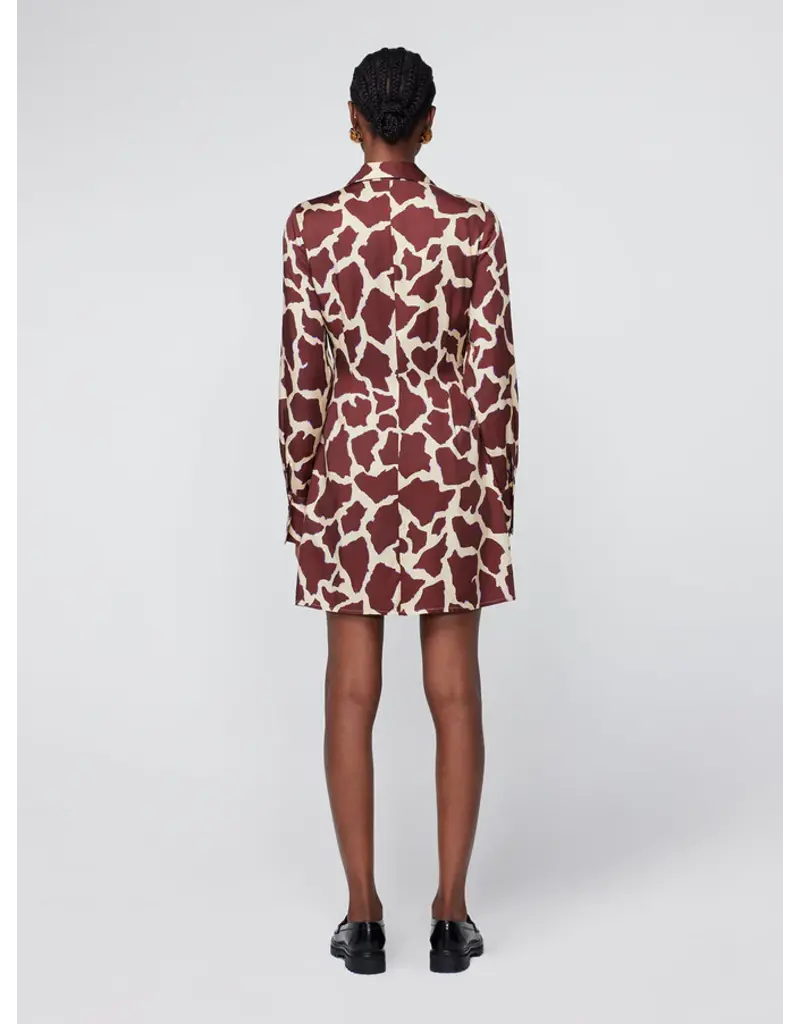 KITRI Brooke Giraffe Print Mini Dress