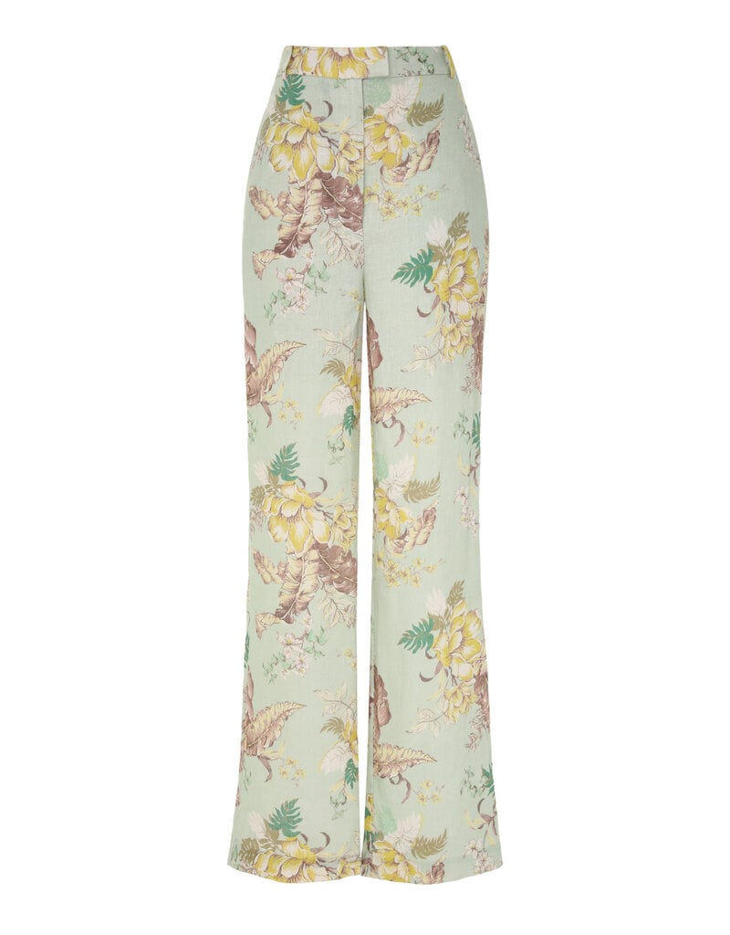 White Floral Pants - Flyaway Pants - Wide-Leg Floral Pants - Lulus