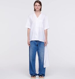 PLAN C S/S Wrap Shirt