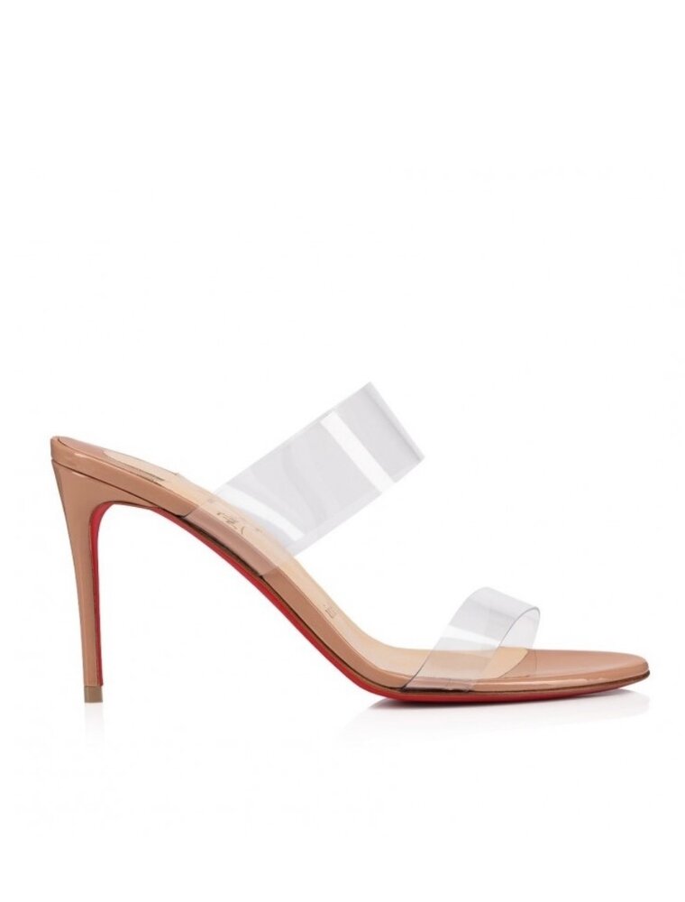 Christian Louboutin JUST NOTHING 85 PATENT NUDE