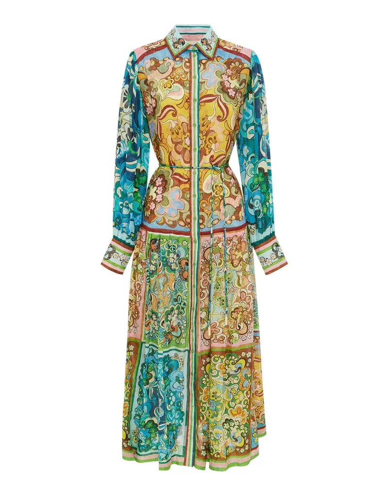 Alemais Evergreen Shirtdress