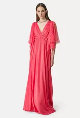 Cotton Silk Voile Tulle Maxi