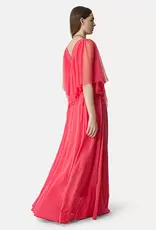 Cotton Silk Voile Tulle Maxi