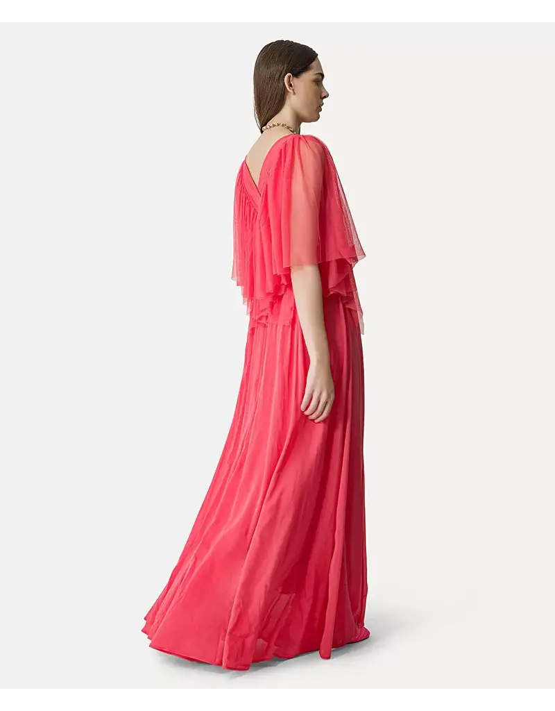 Cotton Silk Voile Tulle Maxi