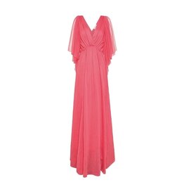 Cotton Silk Voile Tulle Maxi