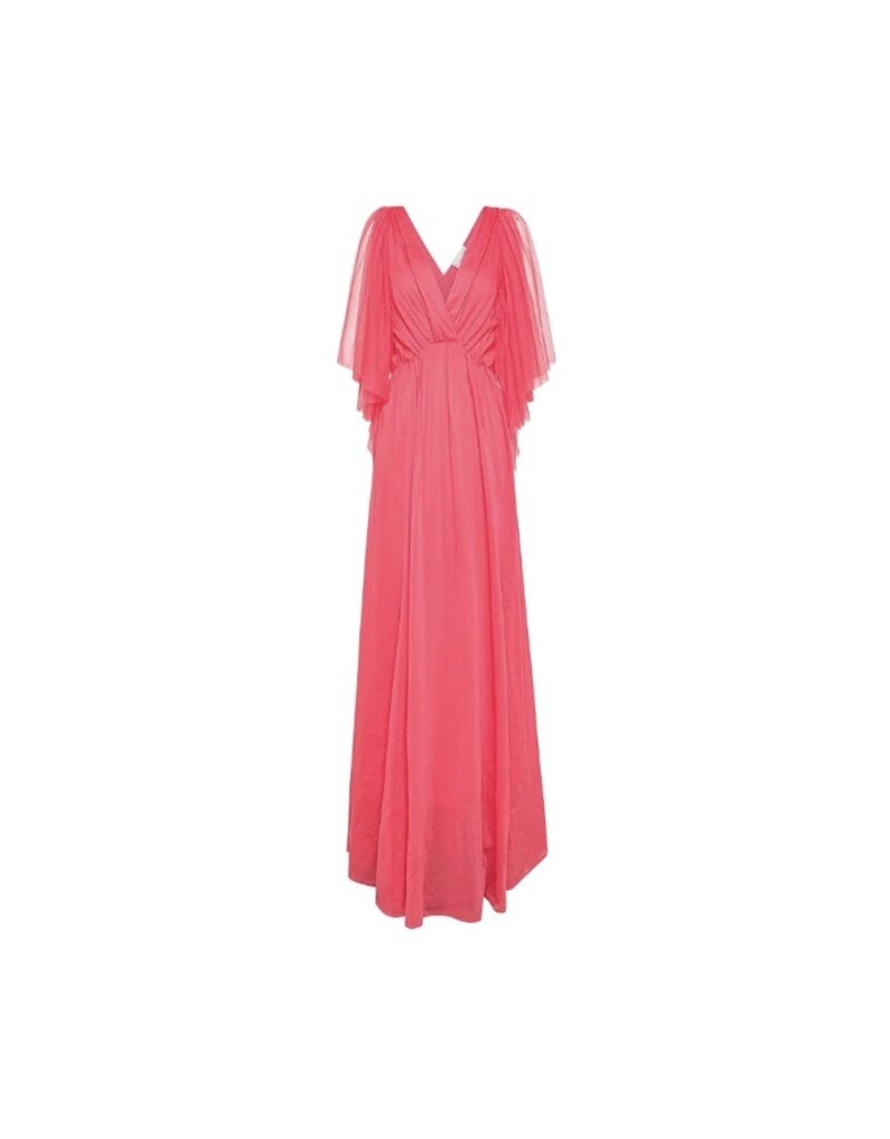 Cotton Silk Voile Tulle Maxi