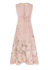 Zimmermann WAVERLY PLUNGE MIDI DRESS