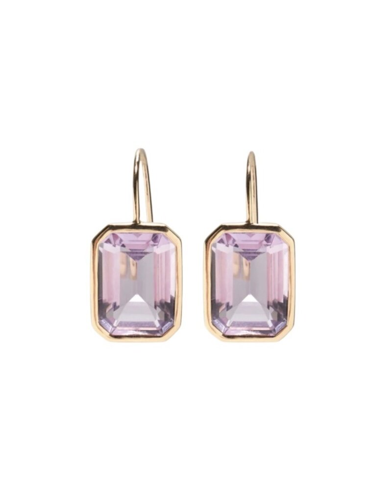 Lizzie Fortunato ARIA EARRINGS PINK AMETHYST