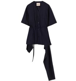 PLAN C S/S Wrap Shirt