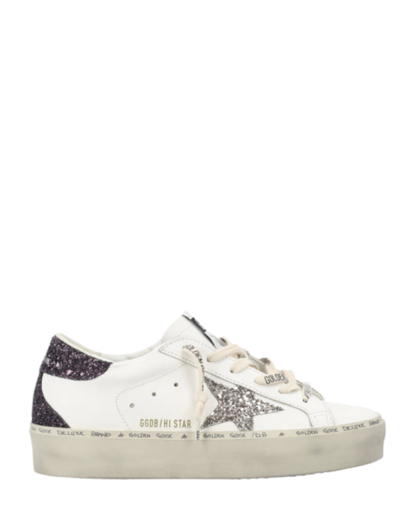 スニーカー Golden  SS25 HI STAR (GWF00118F006872 12170) Golden Goose Highstar Women's Sneakers GWF00118 F006872