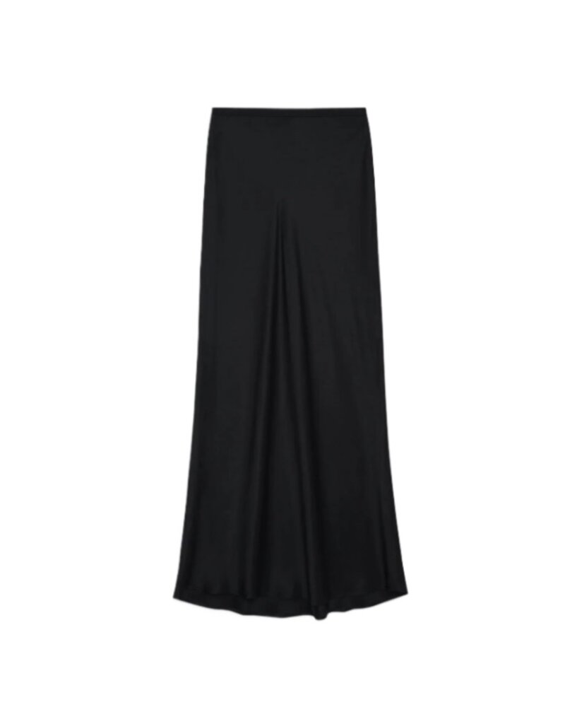 ANINE BING Bar Silk Maxi Skirt