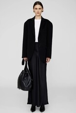 ANINE BING Bar Silk Maxi Skirt