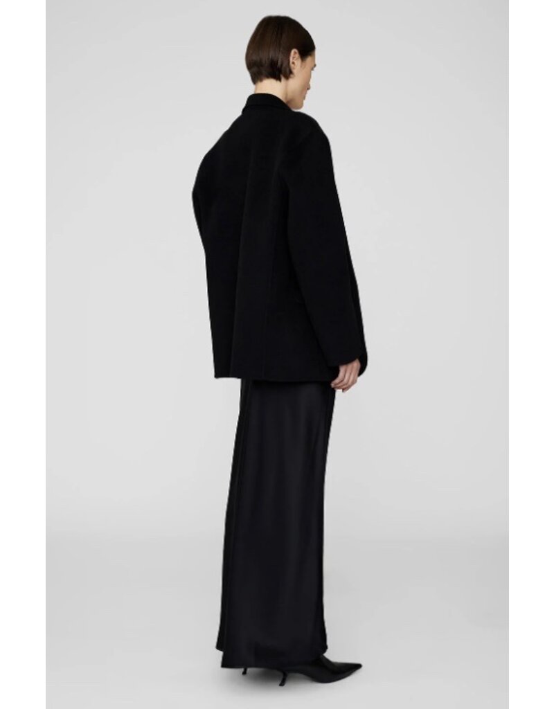 ANINE BING Bar Silk Maxi Skirt