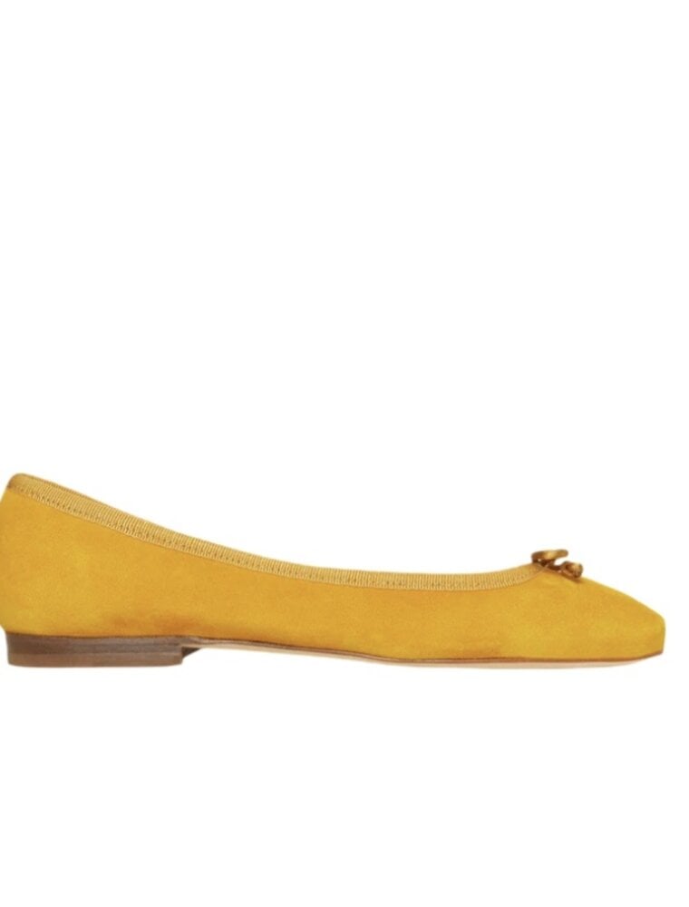 Ann Mashburn Square-Toe Ballet Flat