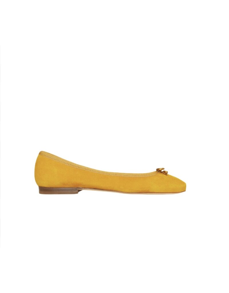 Ann Mashburn Square-Toe Ballet Flat