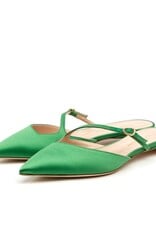 Rupert Sanderson Velma Satin Flat