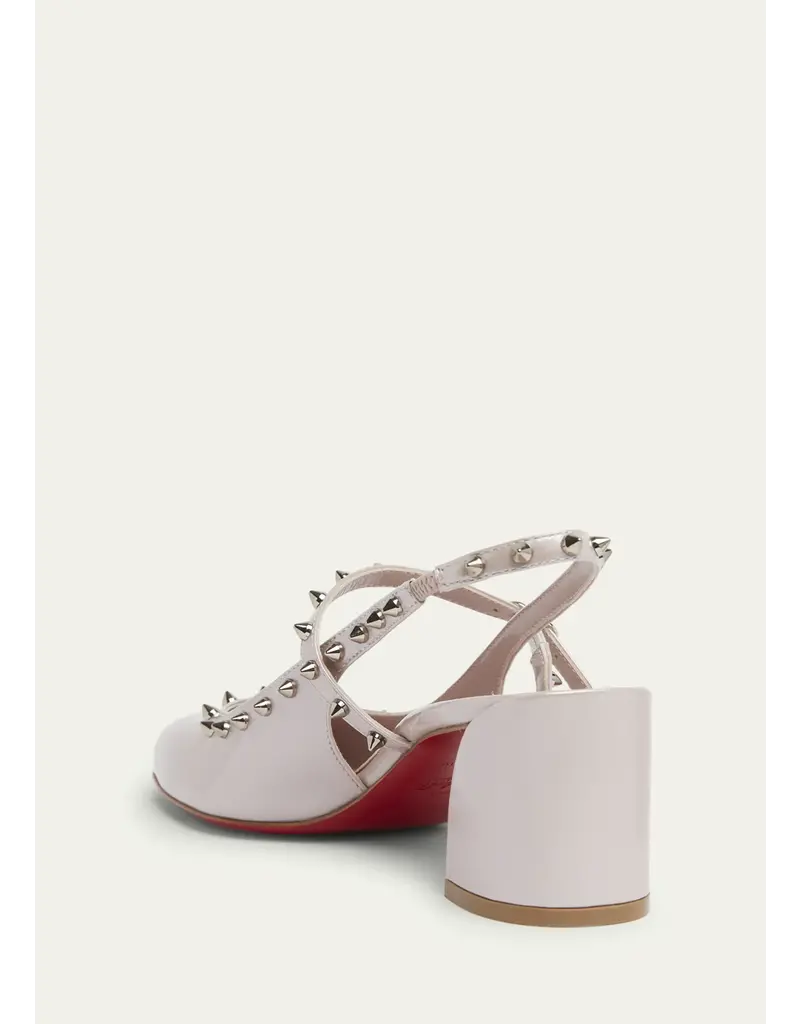 Christian Louboutin Janispikes Patent Slingback