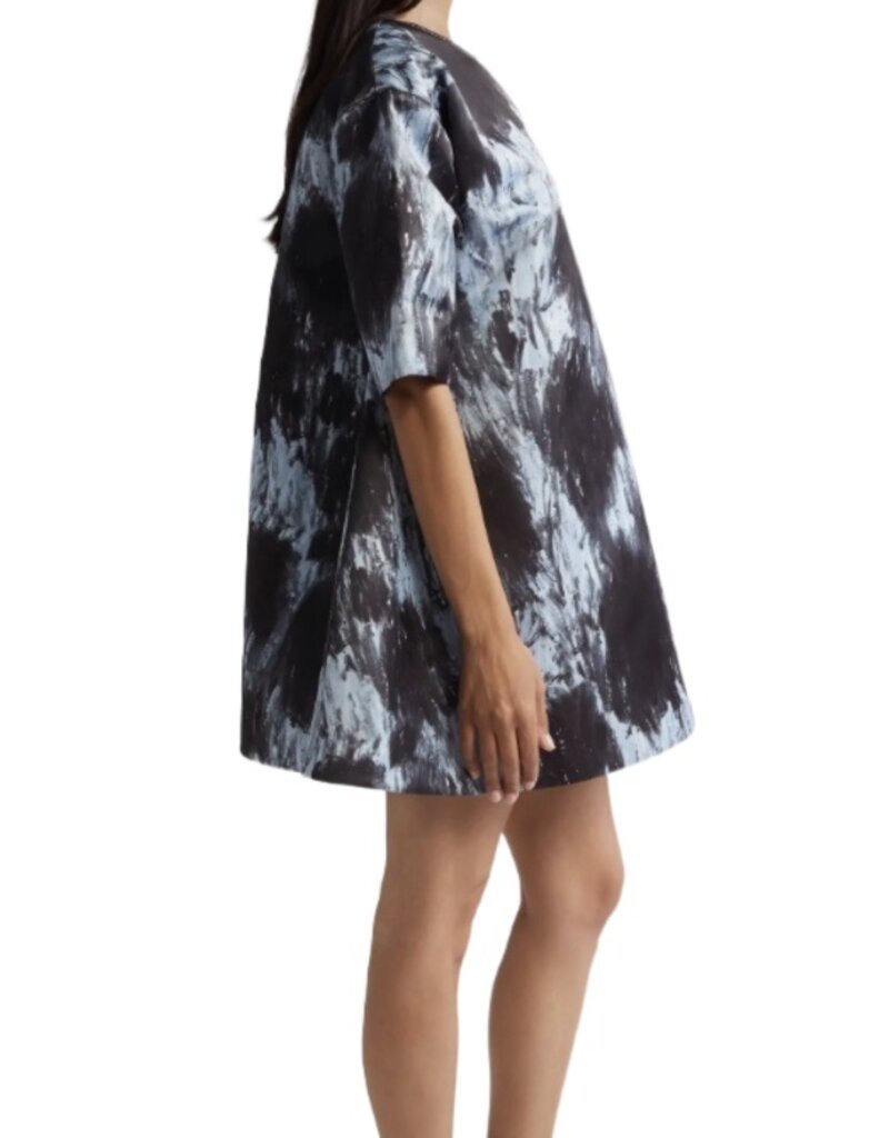 Marni Crayon Leopard Duchess Dress