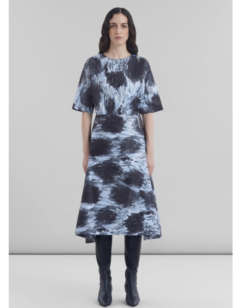 Marni Crayon Leopard Duchess Skirt
