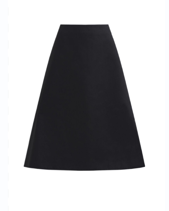 Tropical Wool Gonna Skirt - Roan