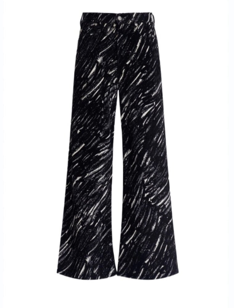 Marni Crayon Flock Stretch Denim