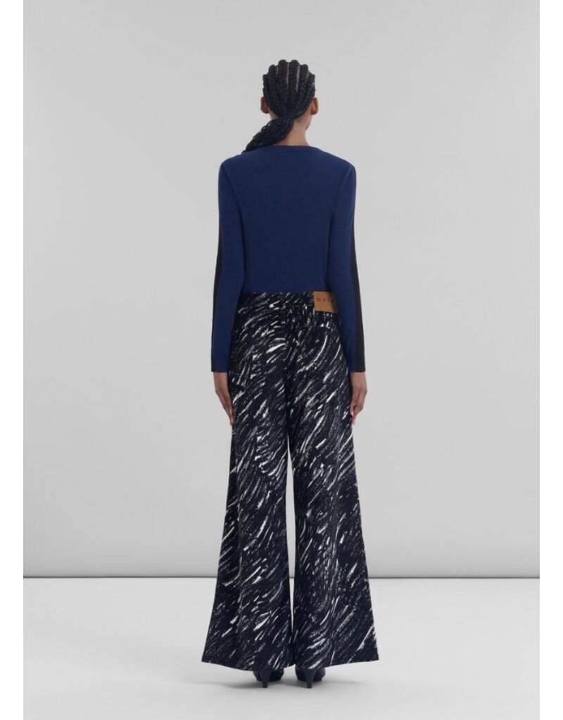 Marni Crayon Flock Stretch Denim