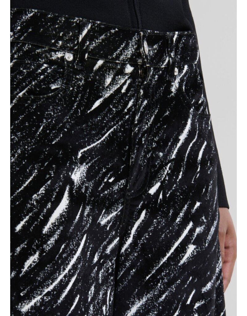 Marni Crayon Flock Stretch Denim