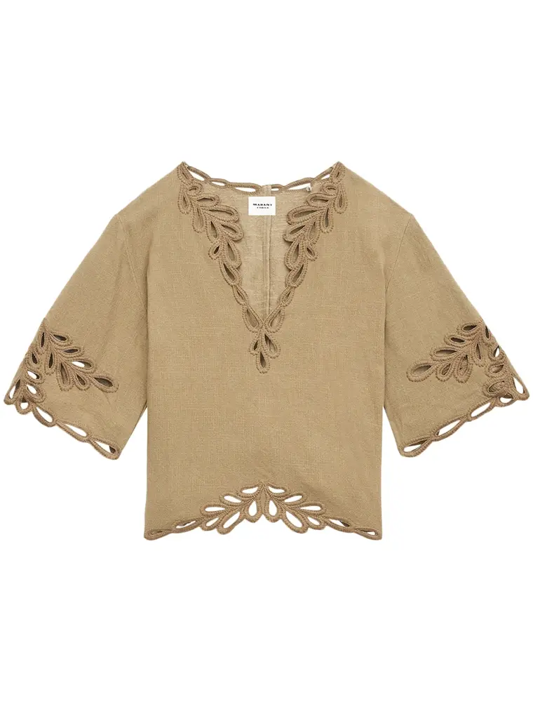 Isabel Marant Etoile Shana Openwork Blouse