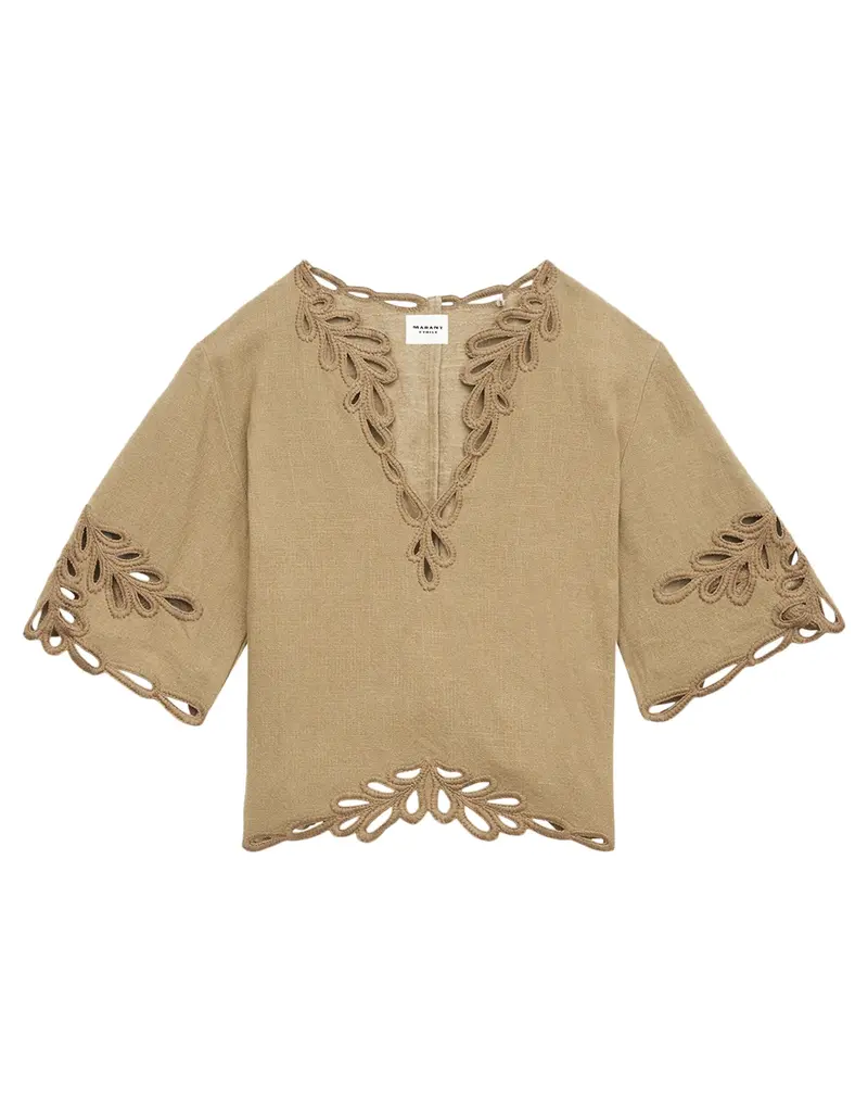Isabel Marant Etoile Shana Openwork Blouse