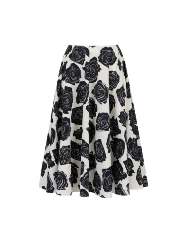 Marni Rose Print Midi Skirt