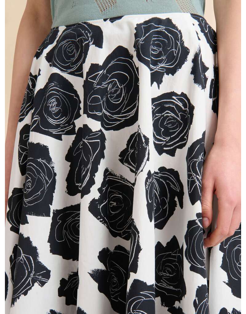 Marni Rose Print Midi Skirt
