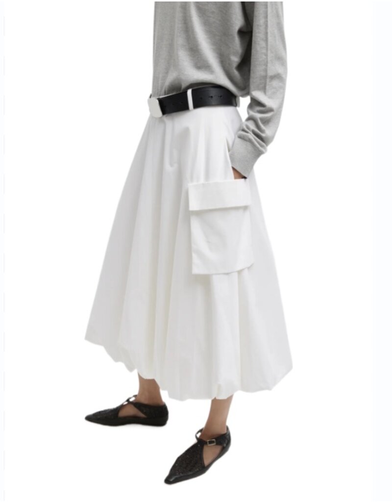 Tibi BIO TWILL BUBBLE SKIRT