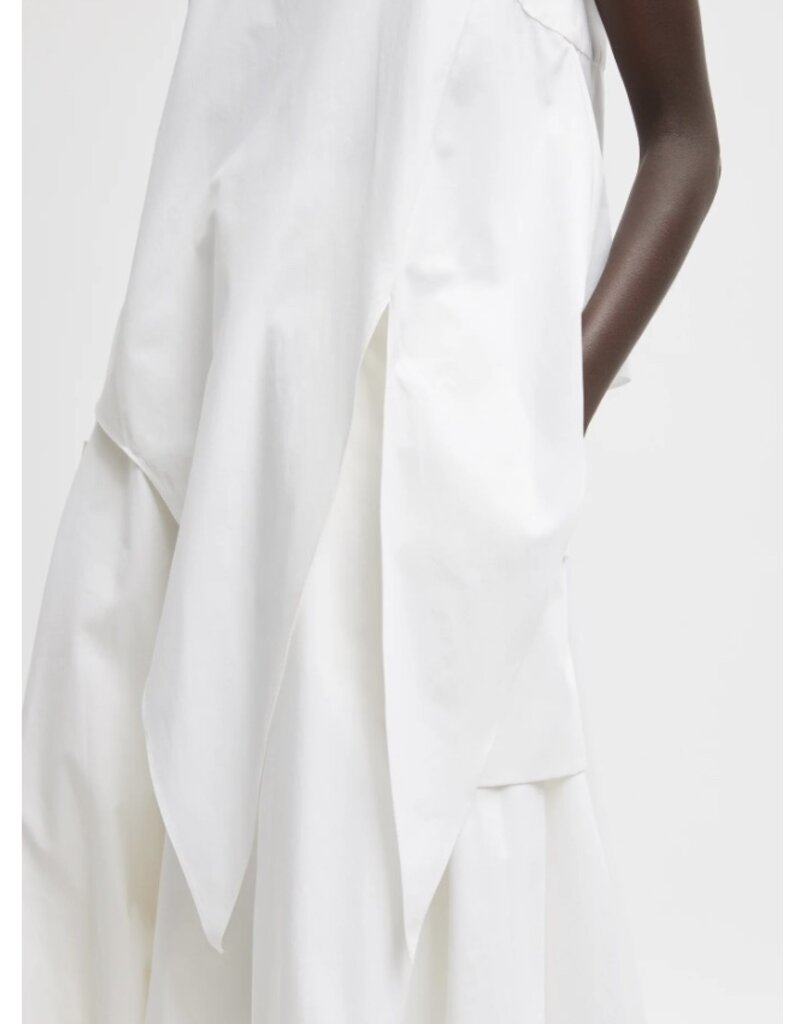 Tibi BIO TWILL EASY TIE TOP