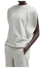 Tibi SWEATSHIRT PROGRAM ROUNDED S/S SWEATSHIRT